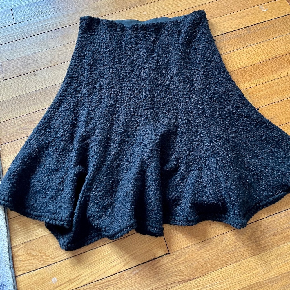 Nanette Lepore Tulip Career Skirt Black XS